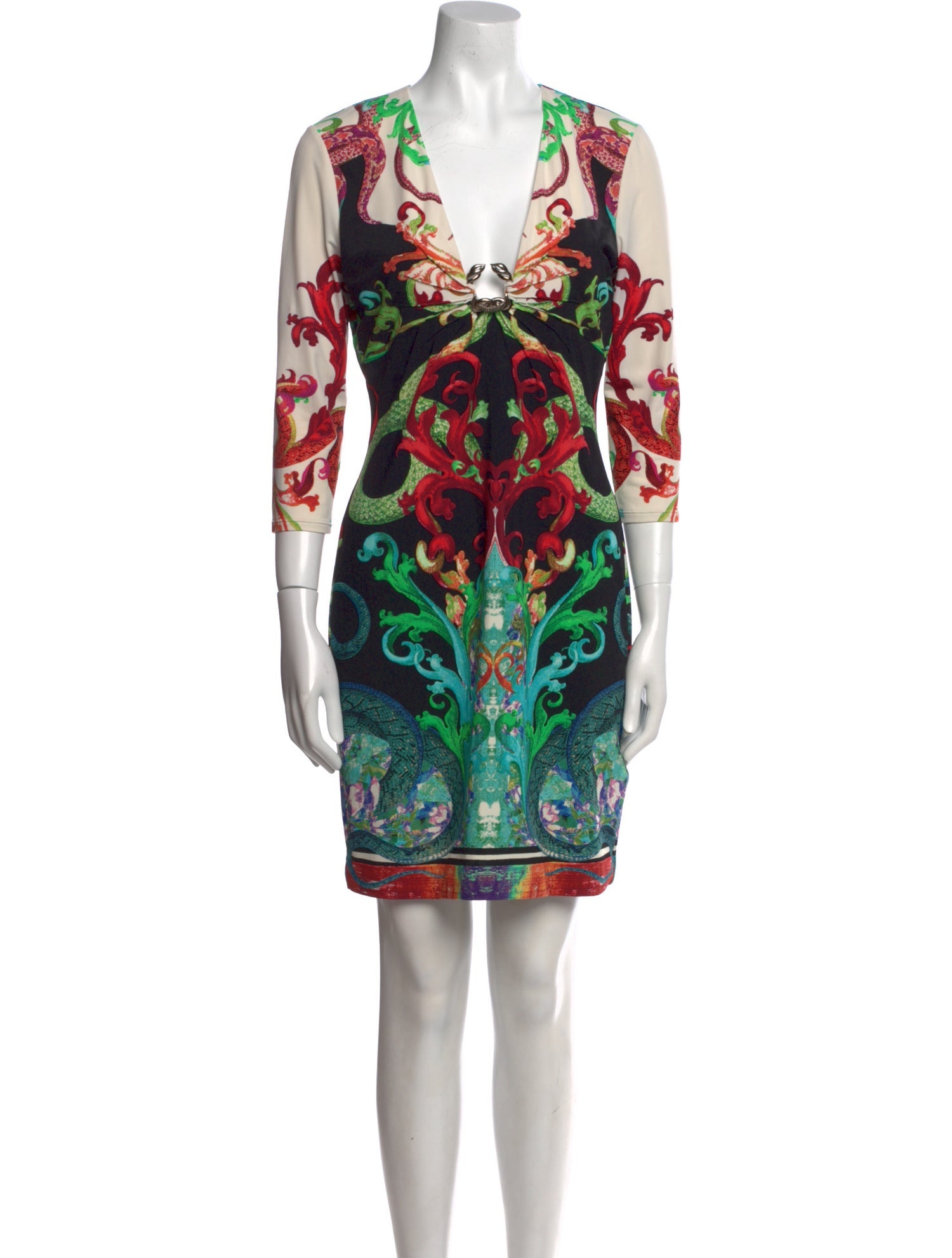 Roberto Cavalli Nylon Mini Dress