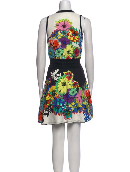 Roberto Cavalli Floral Print Mini Dress