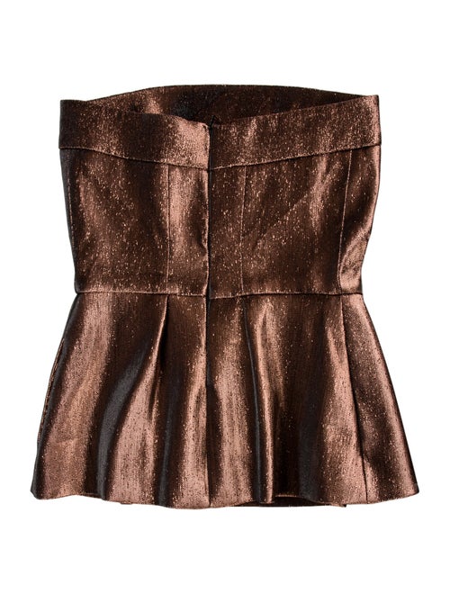 Roberto Cavalli Strapless Crop Top