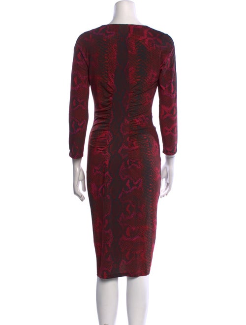 Roberto Cavalli Nylon Midi Length Dress