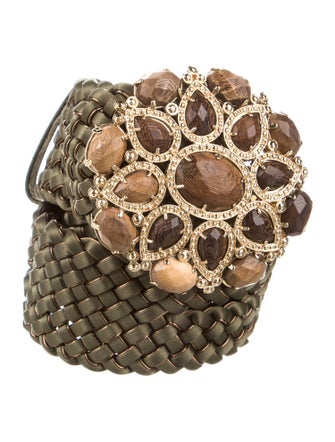 Roberto Cavalli Wide Leather Belt