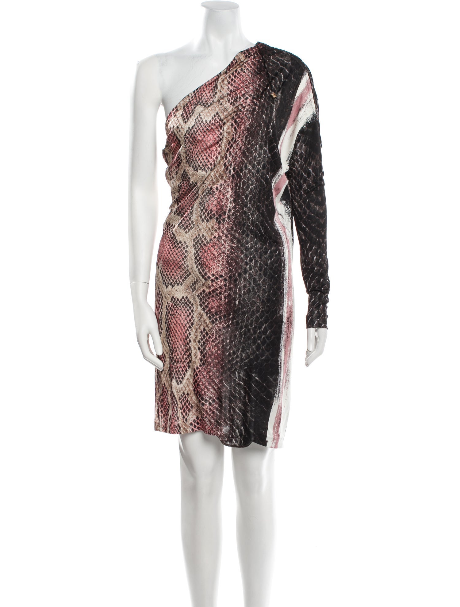 Roberto Cavalli Animal Print Knee-Length Dress