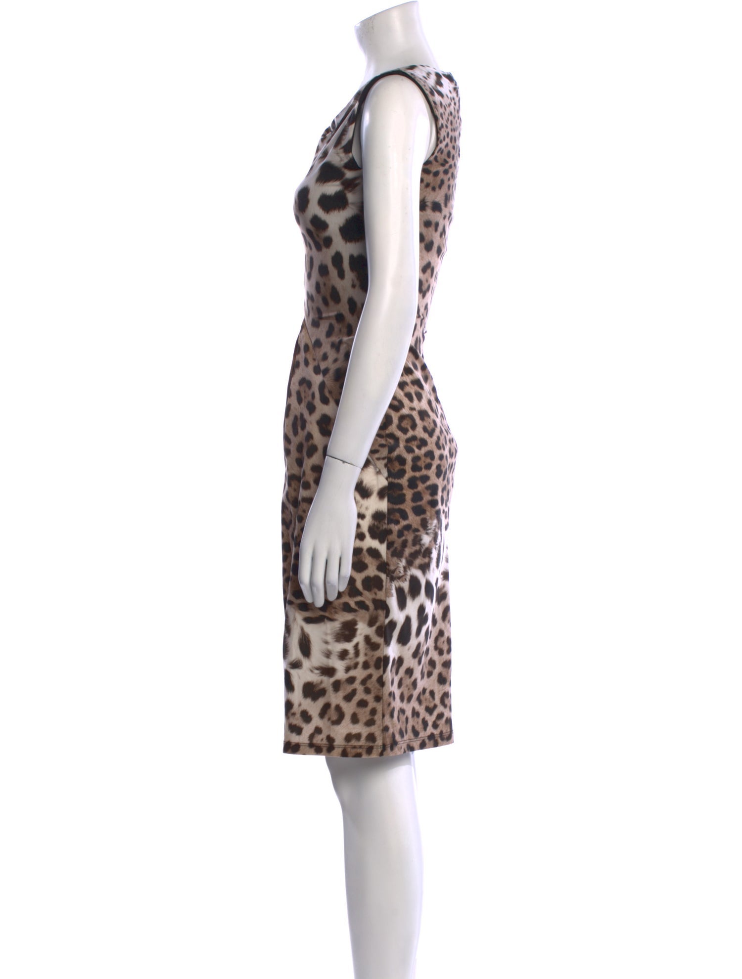 Roberto Cavalli Animal Print Knee-Length Dress w/ Tags