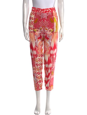Roberto Cavalli Silk Skinny Leg Pants