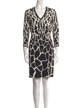 Roberto Cavalli Animal Print Mini Dress