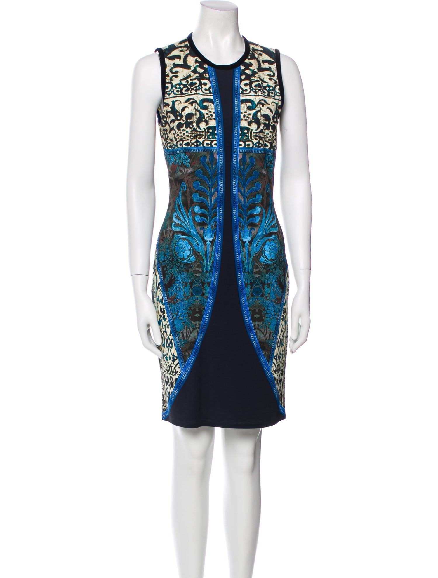 Roberto Cavalli Printed Knee-Length Dress