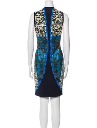 Roberto Cavalli Printed Knee-Length Dress