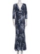 Roberto Cavalli Animal Print Long Dress