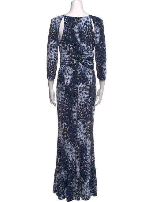 Roberto Cavalli Animal Print Long Dress