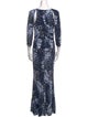 Roberto Cavalli Animal Print Long Dress