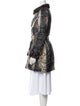Roberto Cavalli Printed Faux Fur Jacket