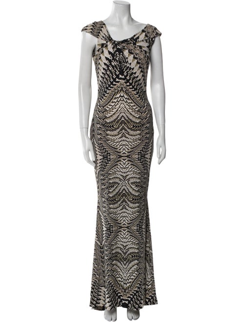 Roberto Cavalli Printed Long Dress