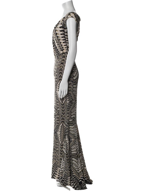 Roberto Cavalli Printed Long Dress