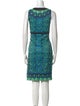 Roberto Cavalli Printed Knee-Length Dress