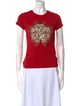 Roberto Cavalli Graphic Print Crew Neck T-Shirt