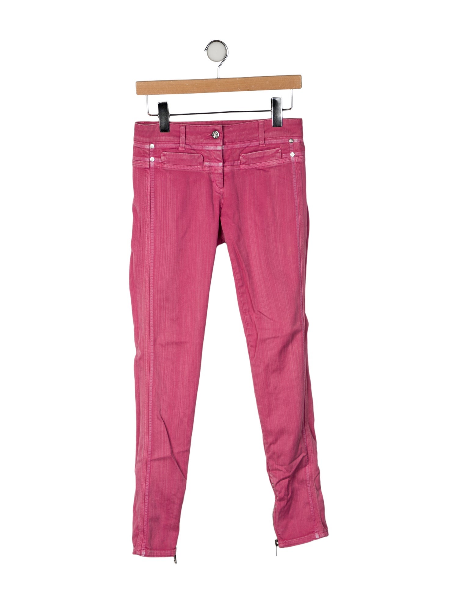Roberto Cavalli Mid-Rise Straight Leg Jeans