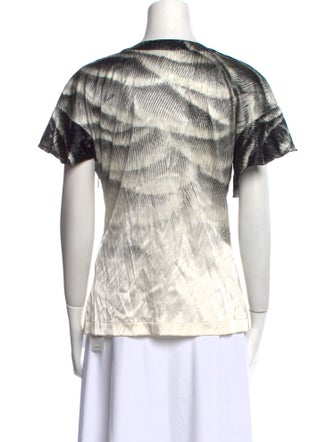 Roberto Cavalli Silk Printed Blouse