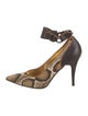 Roberto Cavalli Ponyhair Animal Print Pumps