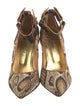 Roberto Cavalli Ponyhair Animal Print Pumps