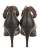 Roberto Cavalli Ponyhair Animal Print Pumps