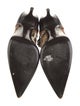 Roberto Cavalli Ponyhair Animal Print Pumps