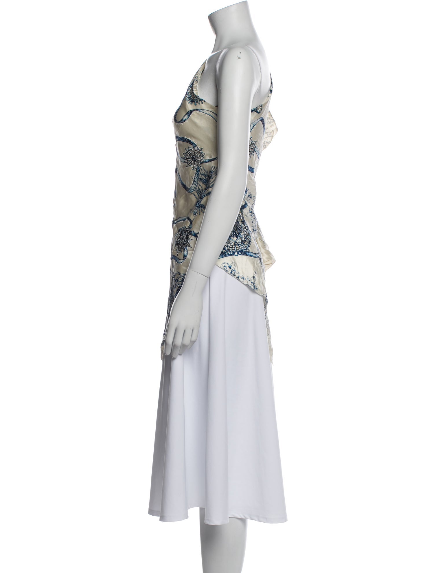 Roberto Cavalli Silk Paisley Print Tunic