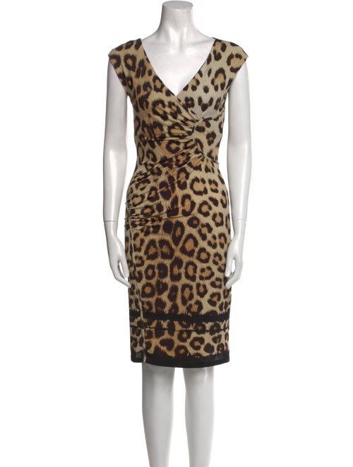 Roberto Cavalli Animal Print Mini Dress