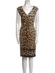 Roberto Cavalli Animal Print Mini Dress