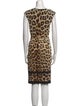 Roberto Cavalli Animal Print Mini Dress