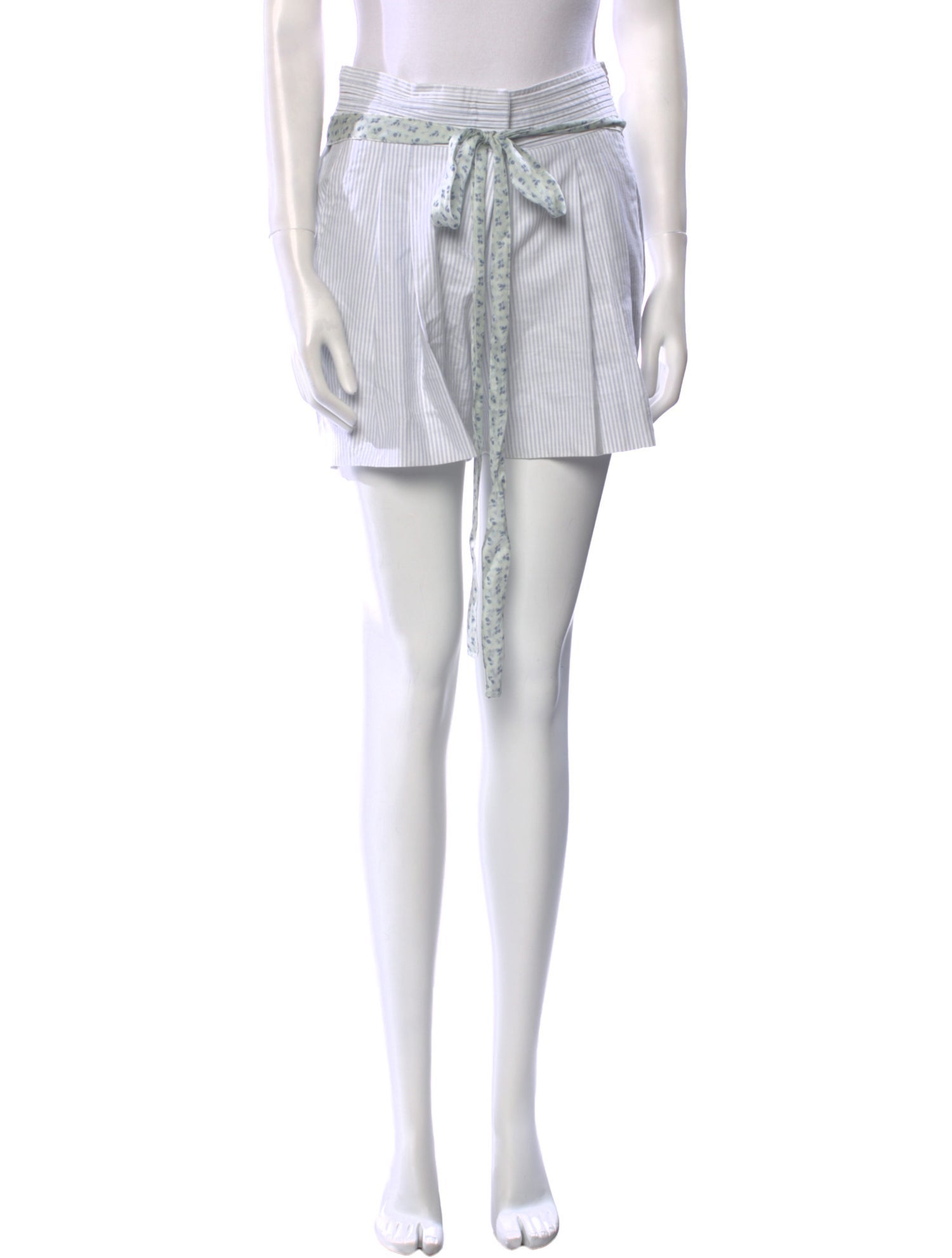 Roberto Cavalli Striped Mini Shorts