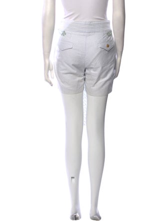 Roberto Cavalli Striped Mini Shorts