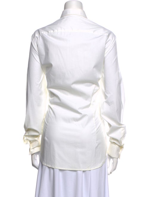 Roberto Cavalli Polka Dot Print Long Sleeve Button-Up Top