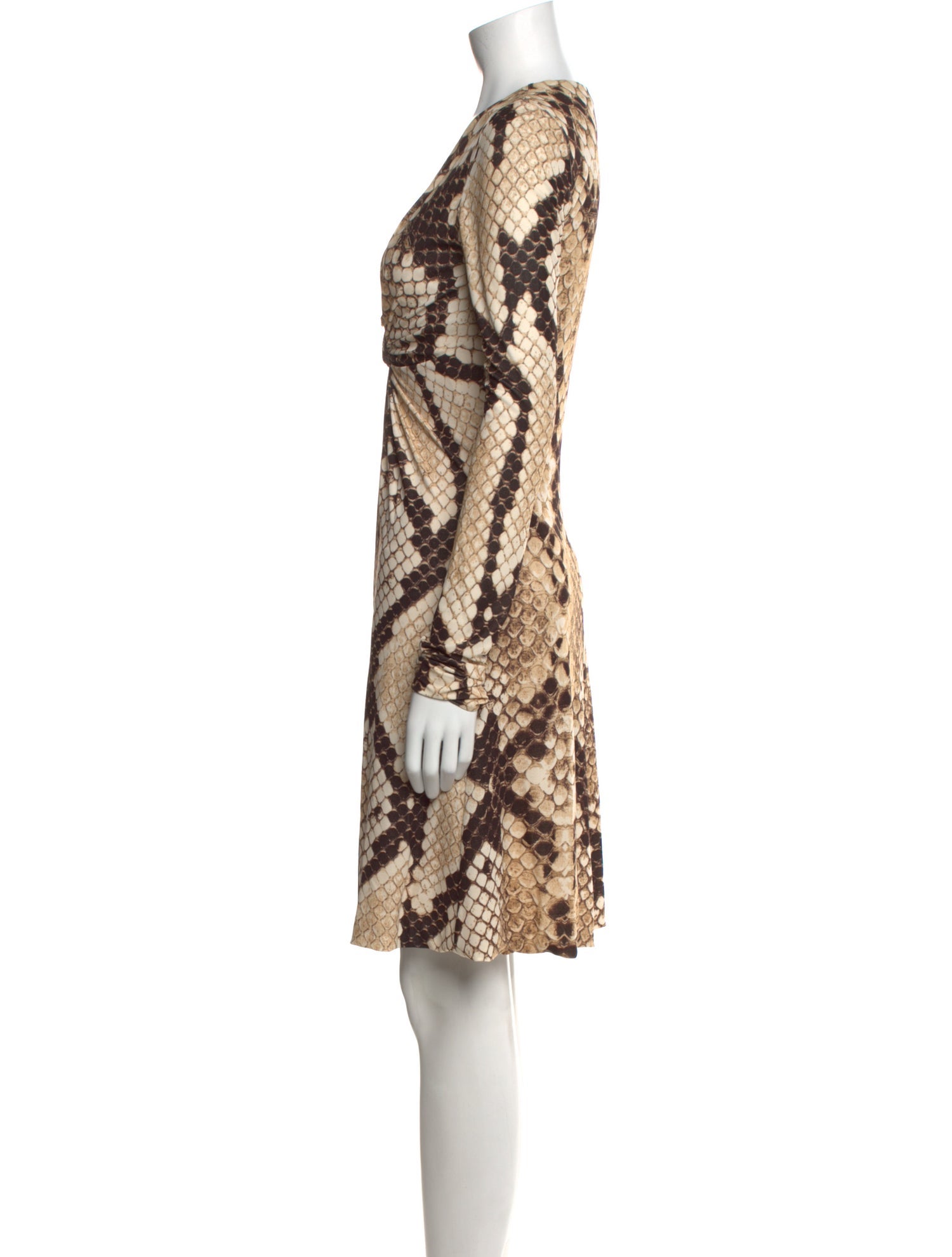 Roberto Cavalli Animal Print Mini Dress