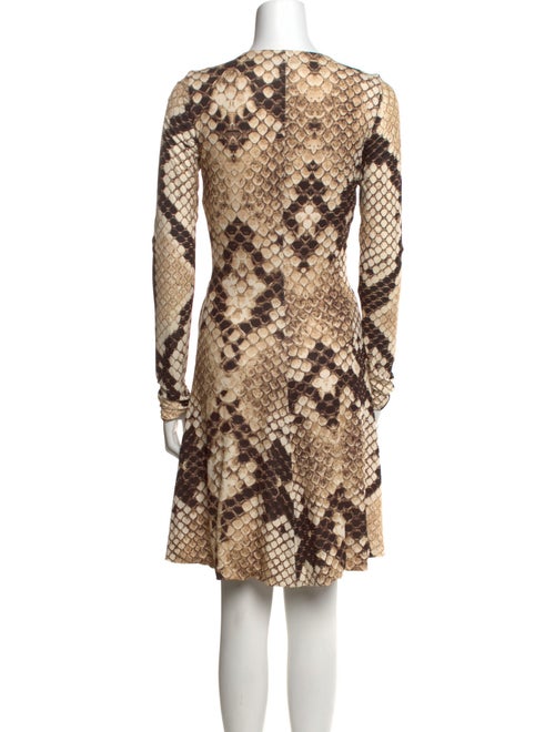 Roberto Cavalli Animal Print Mini Dress