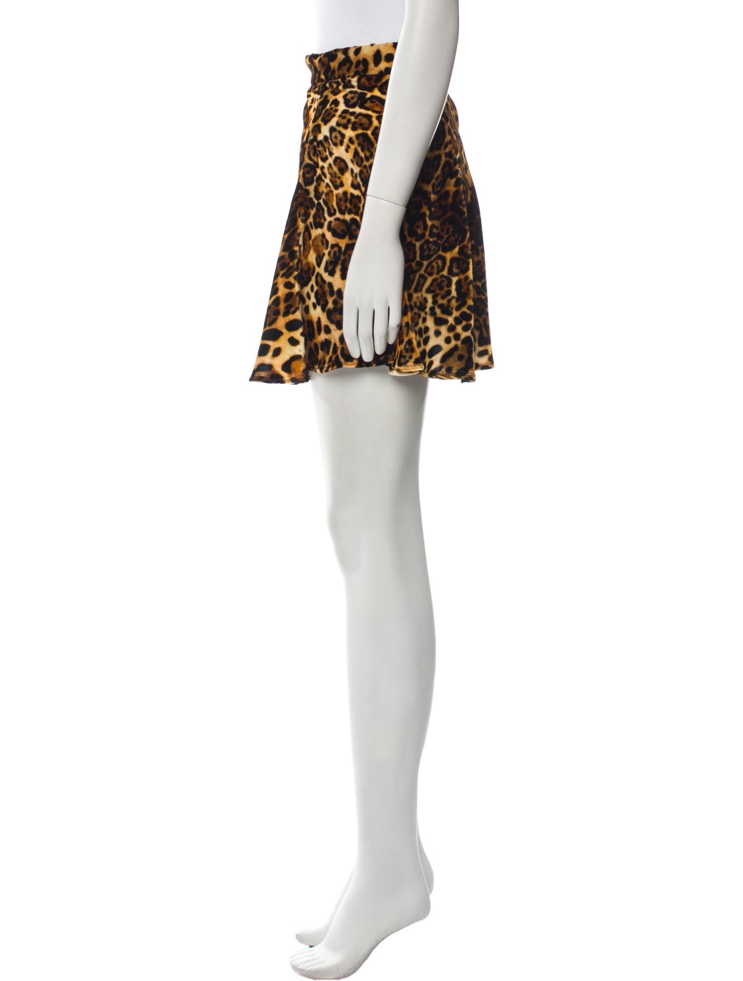 Roberto Cavalli Animal Print Mini Skirt