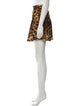 Roberto Cavalli Animal Print Mini Skirt