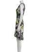 Roberto Cavalli Floral Print Knee-Length Dress
