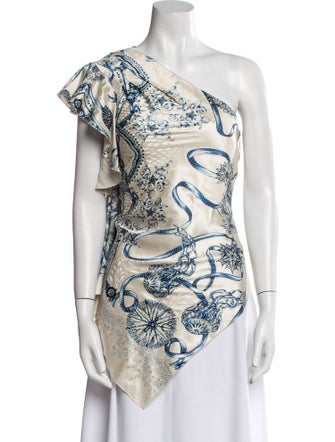 Roberto Cavalli Silk Printed Tunic