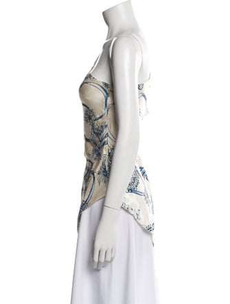 Roberto Cavalli Silk Printed Tunic