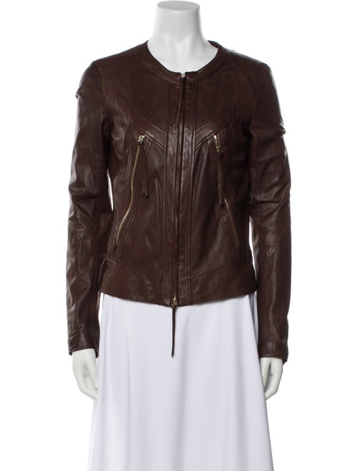 Roberto Cavalli Leather Biker Jacket