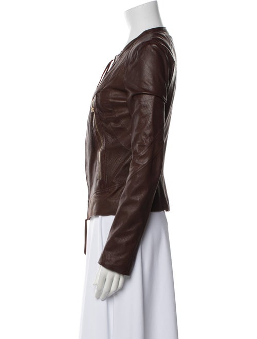 Roberto Cavalli Leather Biker Jacket