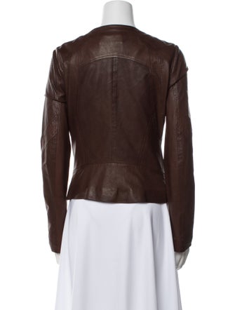 Roberto Cavalli Leather Biker Jacket