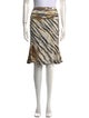 Roberto Cavalli Animal Print Knee-Length Skirt