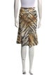 Roberto Cavalli Animal Print Knee-Length Skirt