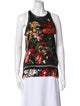 Roberto Cavalli Printed Scoop Neck Top