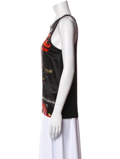 Roberto Cavalli Printed Scoop Neck Top