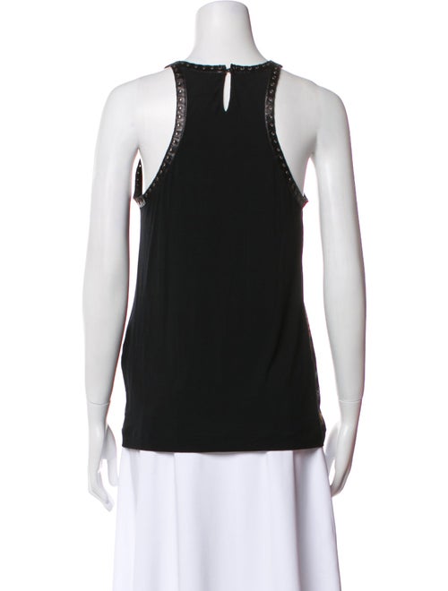 Roberto Cavalli Printed Scoop Neck Top