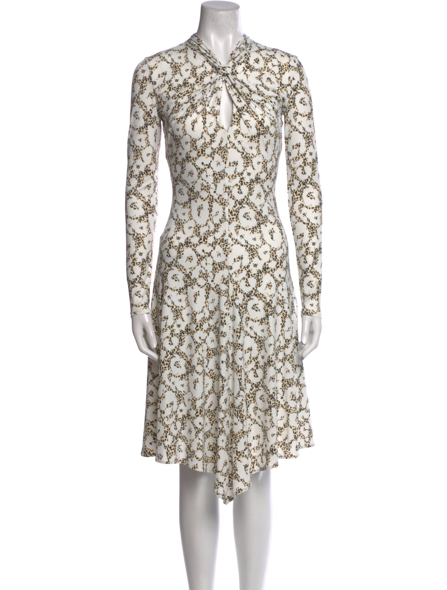 Roberto Cavalli Floral Print Knee-Length Dress