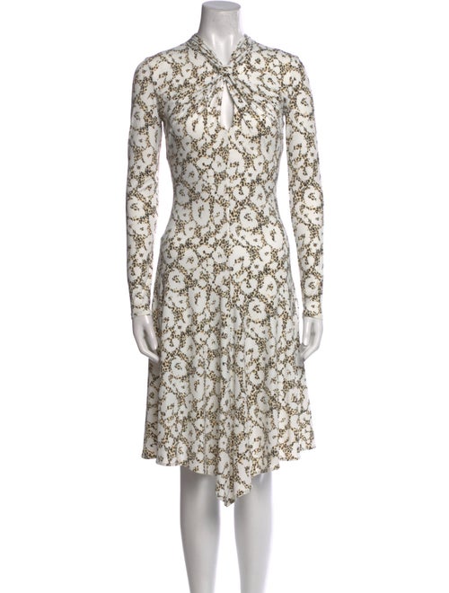 Roberto Cavalli Floral Print Knee-Length Dress