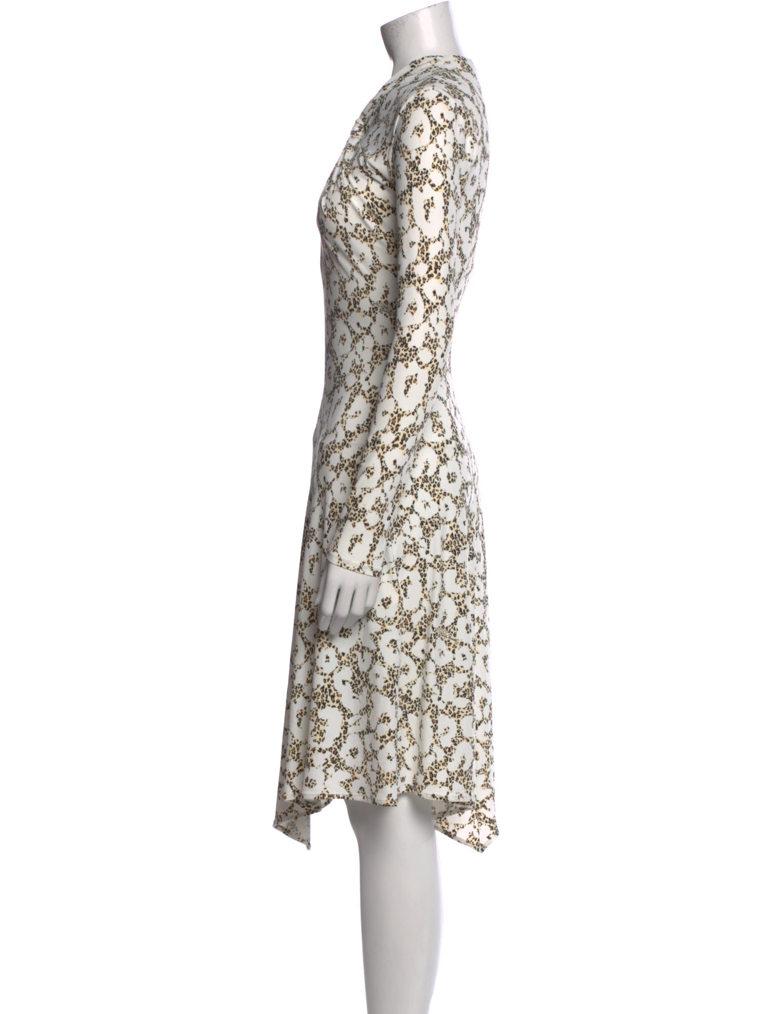 Roberto Cavalli Floral Print Knee-Length Dress